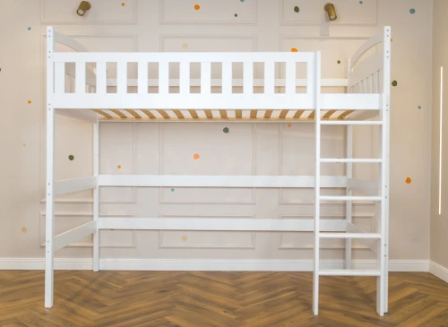 MIA 80x180 Beyaz Ranza Loft Yatak Lano Meble