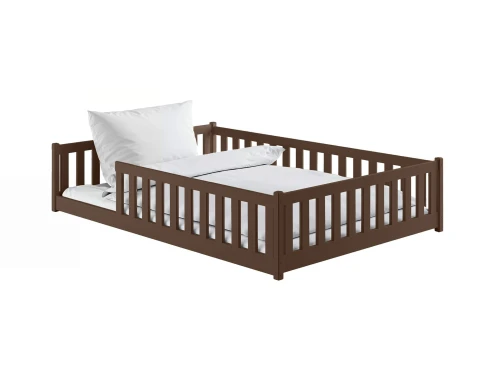 MATI 140x200 Zartbitterschokolade Einzelkinderbett Lano Möbel