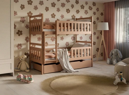 MONIKA 90x200 Zimt Etagenbett Lano Möbel