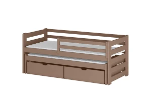 SENSO 80x190 Milchschokolade Ausziehbares Doppelbett Lano Möbel