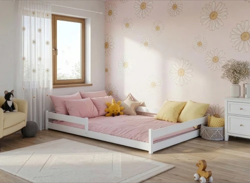 FINI 140x200 Beyaz Montessori Yer Yatağı Çocuk Karyolası Lano Meble