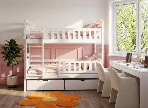 IGNAŚ 90x200 Weiß Etagenbett Lano Möbel