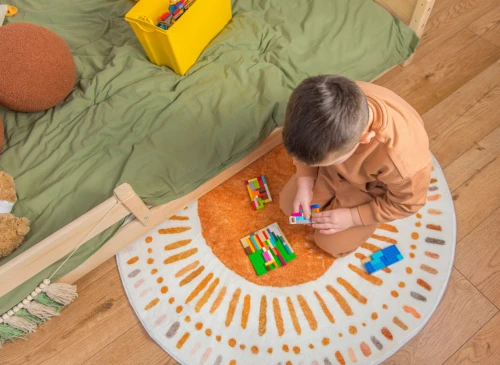 FINI 140x200 Çocuklar İçin Boyasız Ahşap Montessori Yer Yatağı - Lano Mobilya