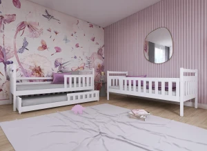 OLIWIA 90x200 Cilasız Ahşap Ranza Lano Meble