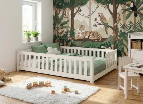 LEVI 140x200 Pamuk Rengi Tek Kişilik Çocuk Yatağı - Lano Möbel