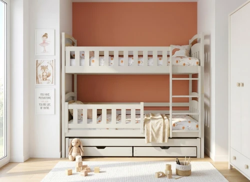 BLANKA 90x190 Cotton Bunk Bed by Lano Furniture