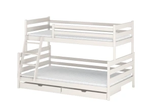 FAMI 90x200/120x200 Cotton Bunk Bed with Wider Deck Lano Furniture