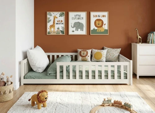 MATI 140x200 Pamuklu Montessori Çocuk Yer Yatağı Lano Möbel