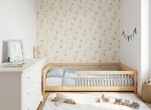 JUNIOR 120x200 Kiefer massiv Montessori-Bodenbett für Kinder Lano Möbel