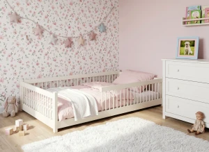 JUNIOR 120x200 Baumwolle Montessori-Bodenbett für Kinder Lano Möbel