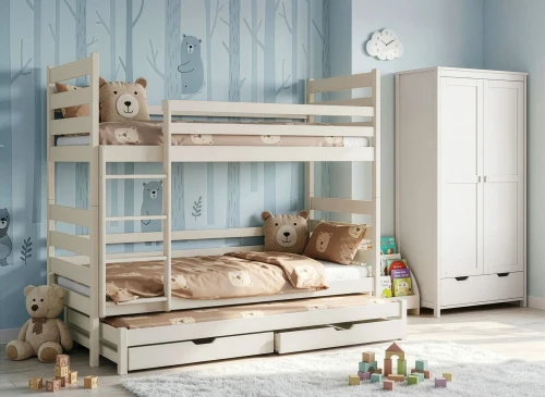 TOMI 80x200 Baumwolle Etagenbett Lano Möbel