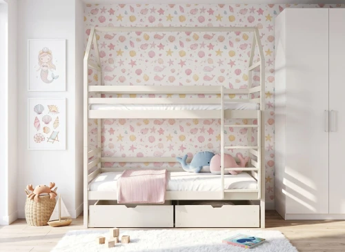 ALEX 80x190 Baumwolle Etagenbett Lano Möbel